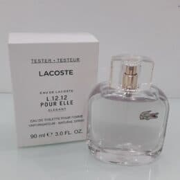 LACOSTE L.12.12 POUR ELLE ELEGANT EDT POUR FEMME (W) TESTER 90ML