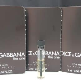 DOLCE & GABBANA THE ONE EDT (M) VIALS 2ML X 2PC