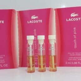 LACOSTE TOUCH OF PINK EDT POUR FEMME (W) VIALS 2ML X 2PC