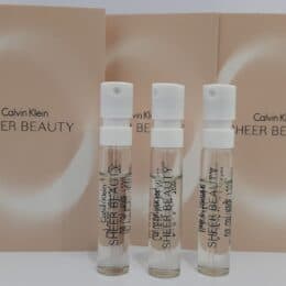 CALVIN KLEIN SHEER BEAUTY EDT (W) VIALS 1.2 ML X 2PC