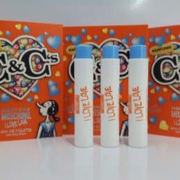 MOSCHINO CHEAP & CHIC I LOVE LOVE EDT (W) VIALS 1ML X 2PC