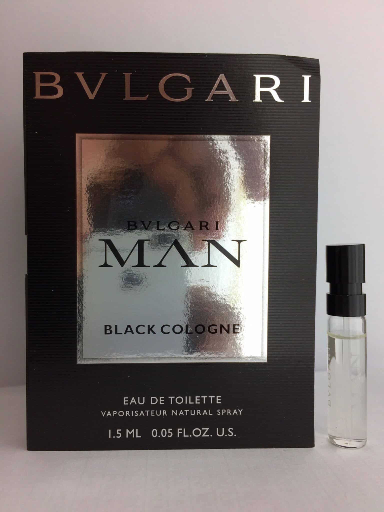 BVLGARI MAN BLACK COLOGNE EDT (M) VIALS 1.5ML