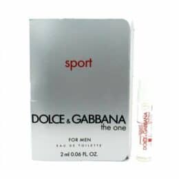 DOLCE & GABBANA THE ONE SPORT EDT (M) VIALS 2ML X 2PC