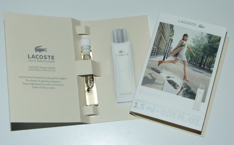 LACOSTE POUR FEMME LEGERE EDP (W) VIALS 1.5ML X 2PC