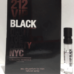CAROLINA HERRERA 212 VIP BLACK EDP (M) VIAL 1.5ML