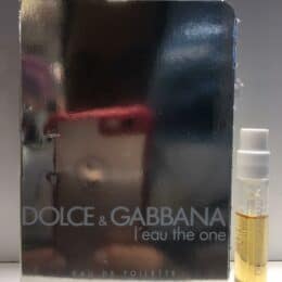 DOLCE & GABBANA L'EAU THE ONE EDT (W) VIAL 2ML X 2PC