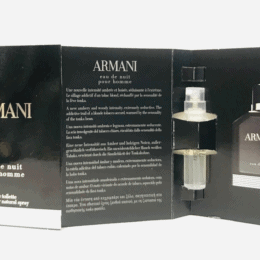 GIORGIO ARMANI EAU DE NUIT POUR HOMME EDT VIAL 1.5ML X 2PC