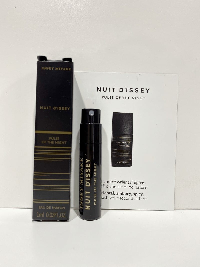 ISSEY MIYAKE NUIT D'ISSEY PULSE OF THE NIGHT EDP (M) VIAL 1ML