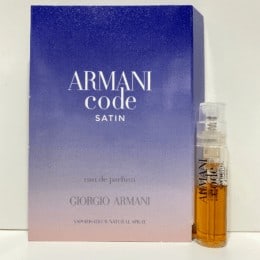GIORGIO ARMANI CODE SATIN EDP (W) VIAL 1.2ML X 2PC