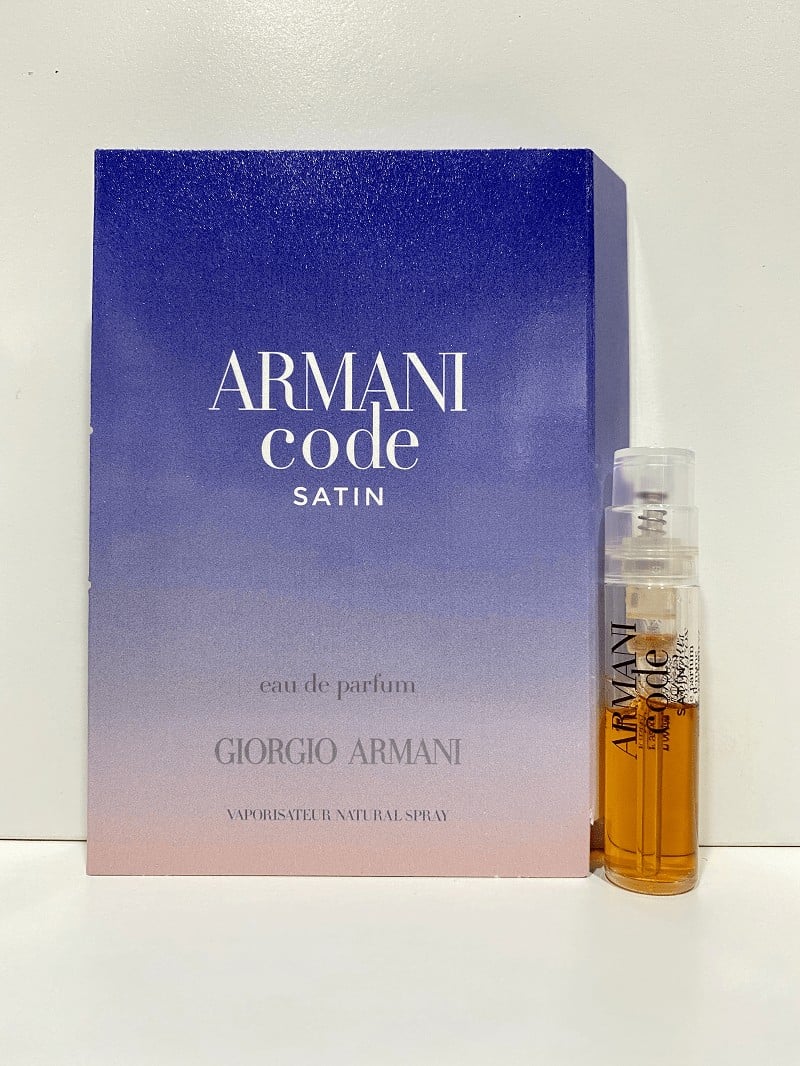 GIORGIO ARMANI CODE SATIN EDP (W) VIAL 1.2ML X 2PC