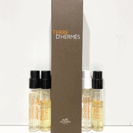 TERRE D'HERMES TRAVEL COFFRET SET VIAL 4 X 2ML