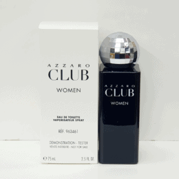 AZZARO CLUB  WOMEN  EDT  75ML TESTER