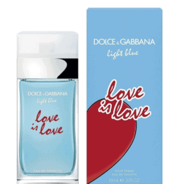 DOLCE & GABBANA LIGHT BLUE POUR FEMME LOVE IS LOVE EDT (W) 100ML