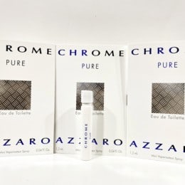 AZZARO CHROME PURE EDT (M) VIAL 1.2ML