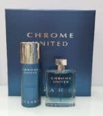 AZZARO CHROME UNITED EDT (M) GIFT SET 100ML