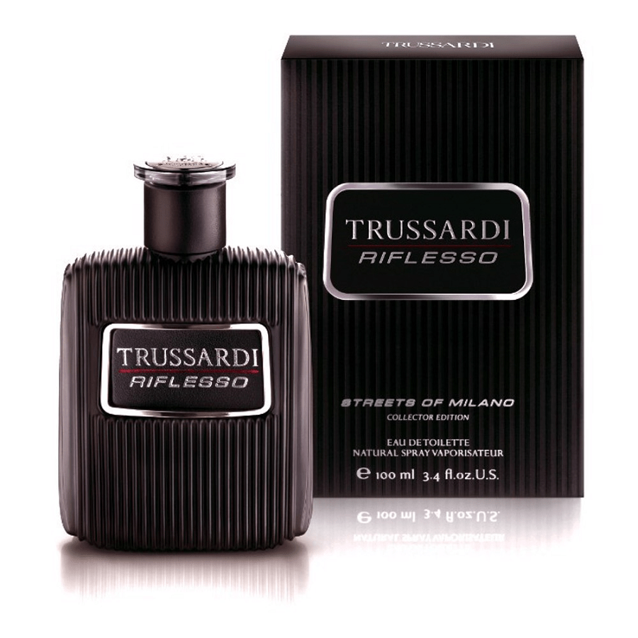 TRUSSARDI RIFLESSO STREETS OF MILANO COLLECTOR EDITION EDT (M) 100ML