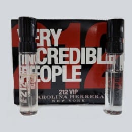 CAROLINA HERRERA 212 VIP BLACK (M) & ROSE (W) VIAL 1.5ML