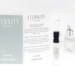 CALVIN KLEIN ETERNITY FOR MEN COLOGNE VIAL 1.2ML X 2PC