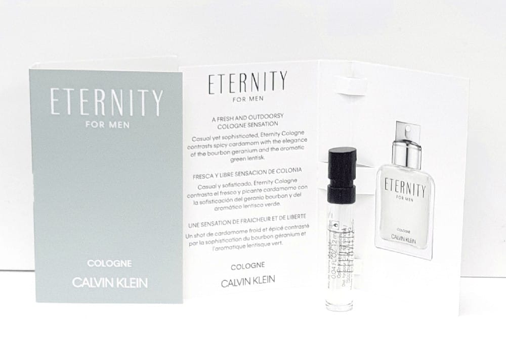 CALVIN KLEIN ETERNITY FOR MEN COLOGNE VIAL 1.2ML X 2PC
