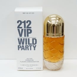 CAROLINA HERRERA 212 VIP WILD PARTY EDT (W) TESTER 80ML [VINTAGE BATCH 2015]