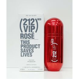 carolina herrera 212 vip rose red limited edition edp (w) tester 80ml