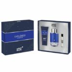 mont blanc explorer ultra blue edp (m) gift set 100ml