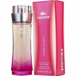 lacoste touch of pink edt pour femme (w) 90ml