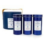 acqua di parma blu mediterraneo the soap harvest set powder soap 3 x 70 g new min