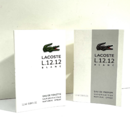 lacoste eau de lacoste l.12.12 blanc edt (m) vial 1.2ml x 2pc