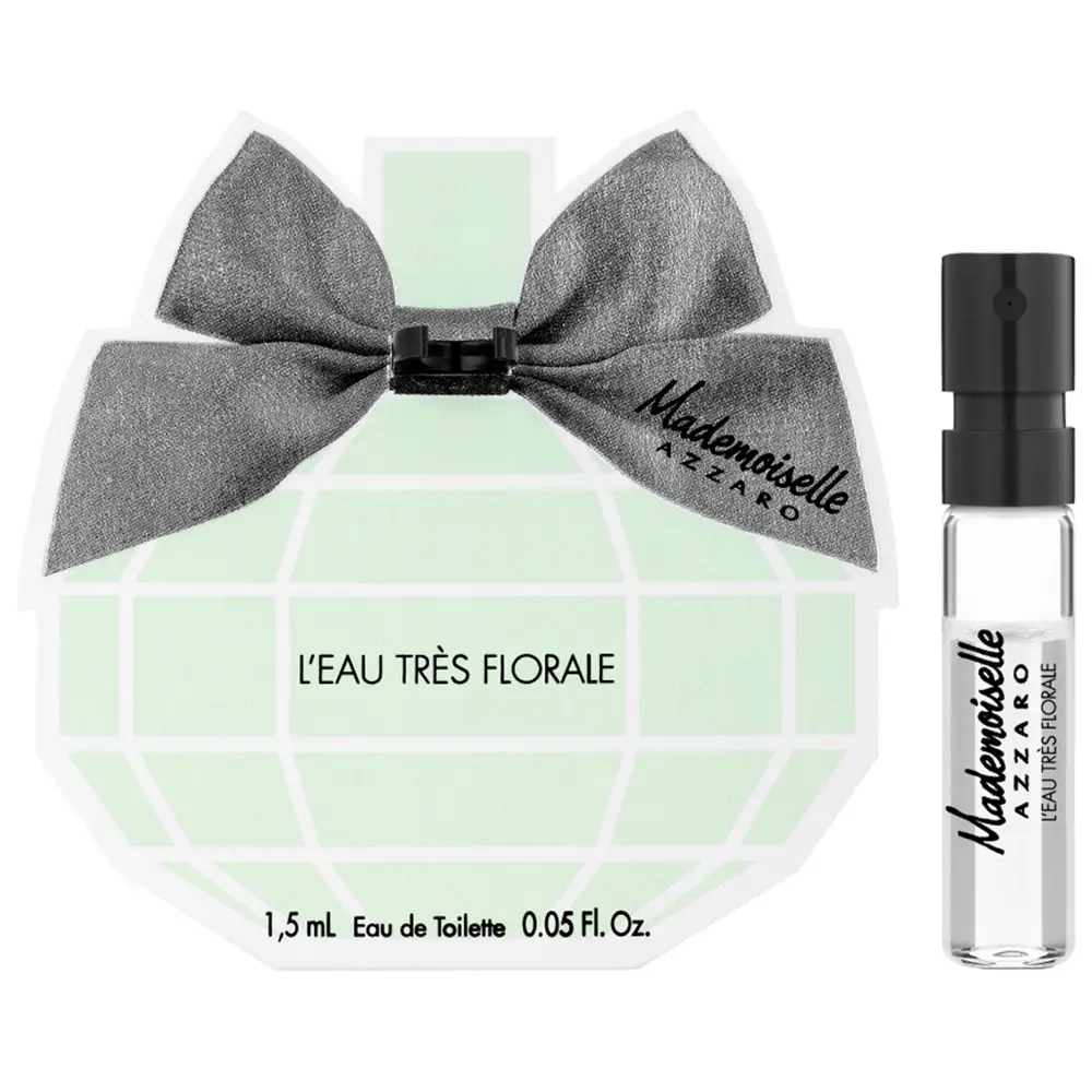 azzaro mademoiselle edt l'eau tres florale vial (w) 1.5ml x 2pc