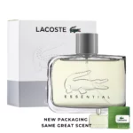 lacoste essential edt pour homme (m) 125ml newly packaging