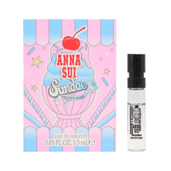 anna sui sundae pretty pink edt (w) vial 1.5ml
