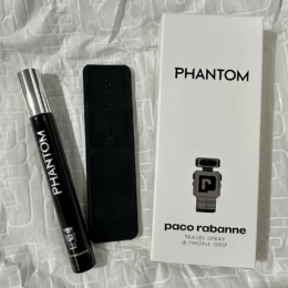 paco rabanne phantom edt (m) travel spray & phone grip