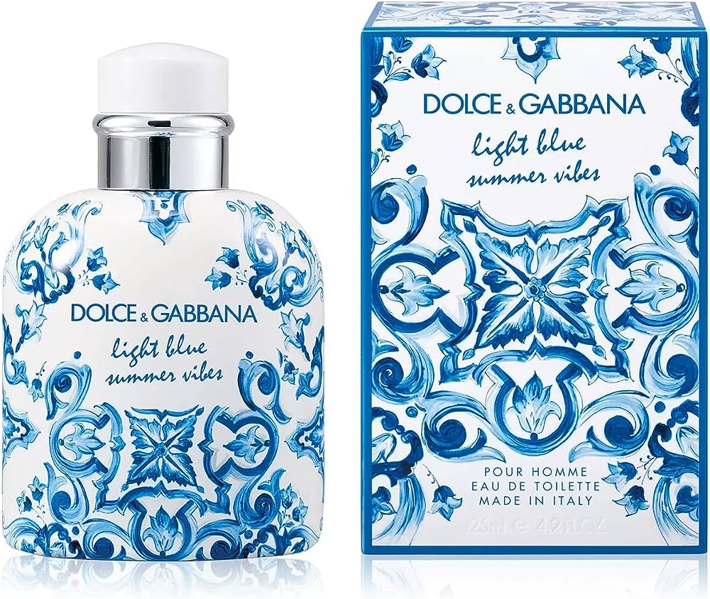 dolce & gabbana light blue pour homme summer vibes edt (m) 125ml