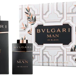 BVLGARI MAN IN BLACK EDP (M) 100ML GIFT SET 100ML