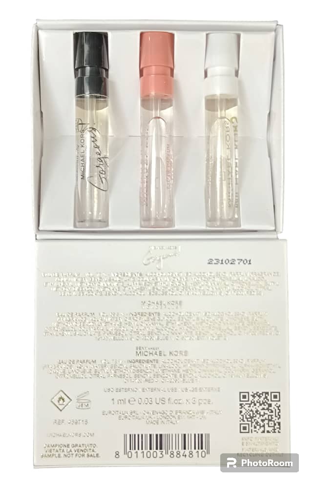 MICHAEL KORS GORGEOUS! EDP (W) 3PC VIALS - Image 2