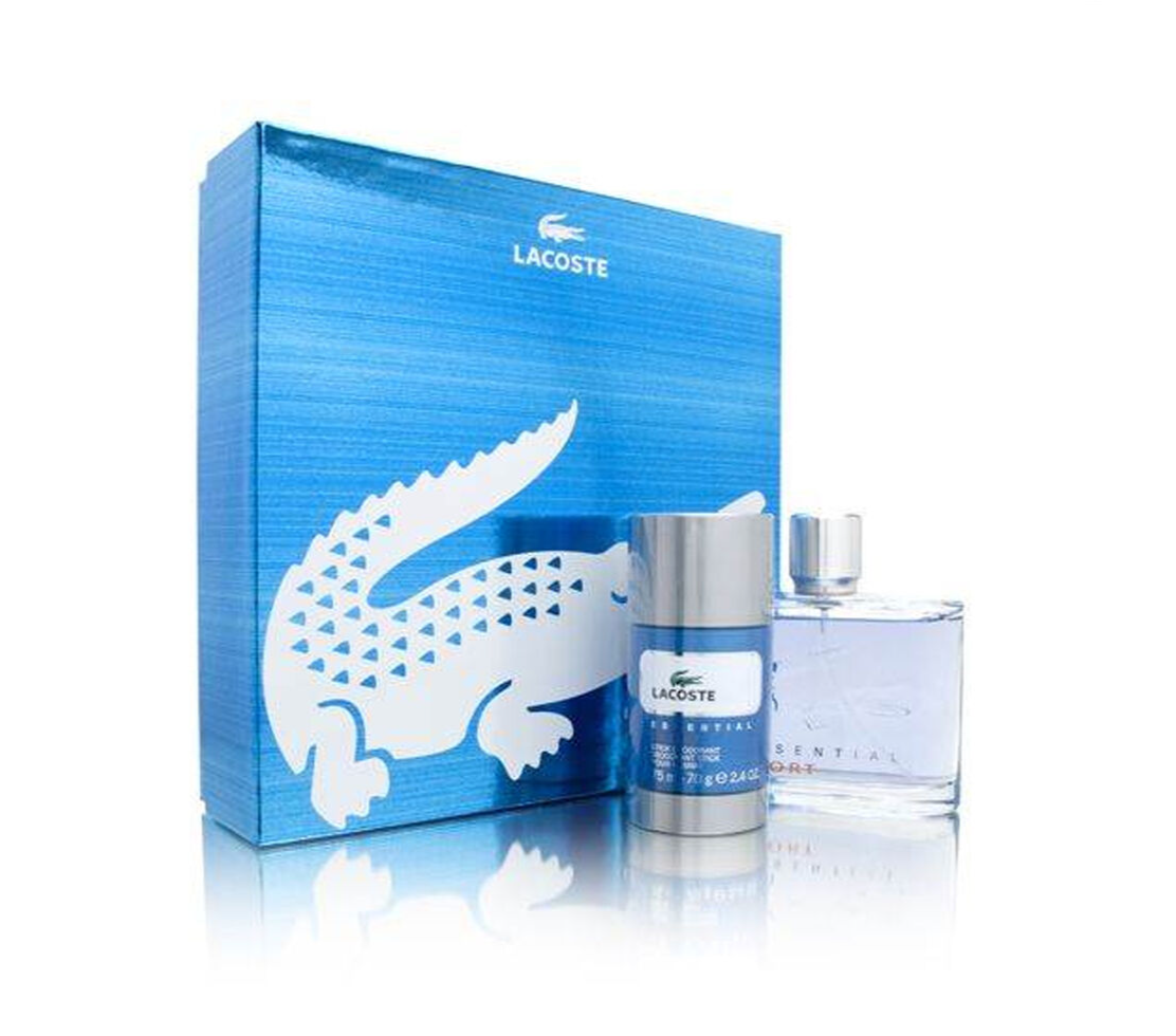 LACOSTE ESSENTIAL SPORT EDT POUR HOMME (M) 125ML GIFT SET
