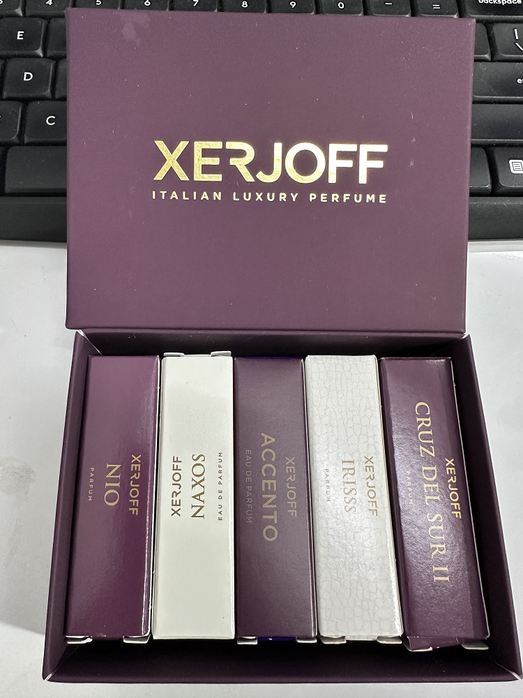 XERJOFF ITALIAN LUXURY PERFUME SAMPLE KIT (U) 5 X 2ML - Image 2