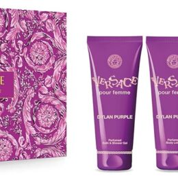 VERSACE POUR FEMME DYLAN PURPLE  EDP (W) 100ML GIFT SET