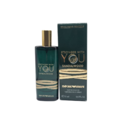 EMPORIO ARMANI STRONGER WITH YOU SANDALWOOD EDP (U) TRAVEL SPRAY 15ML
