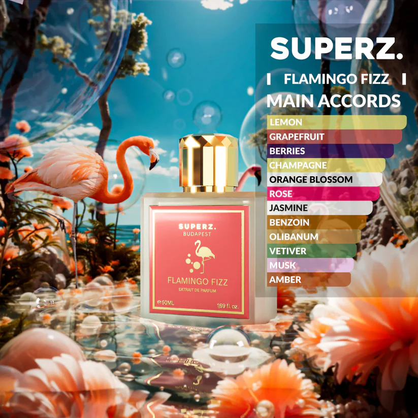 SUPERZ. BUDAPEST FLAMINGO FIZZ - 50ml Extrait De Parfum - (U) - Image 2
