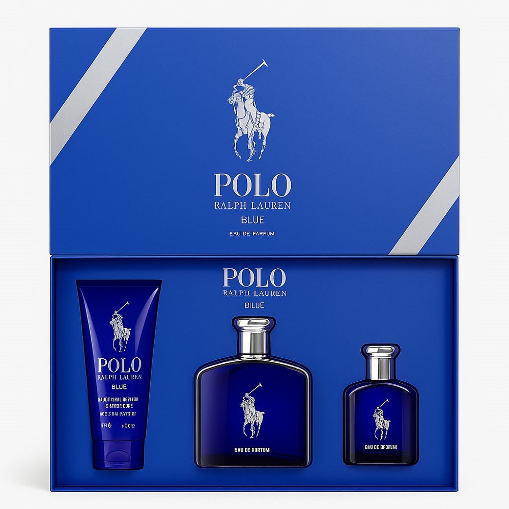 RALPH LAUREN POLO BLUE EDP (M) 125ML GIFT SET