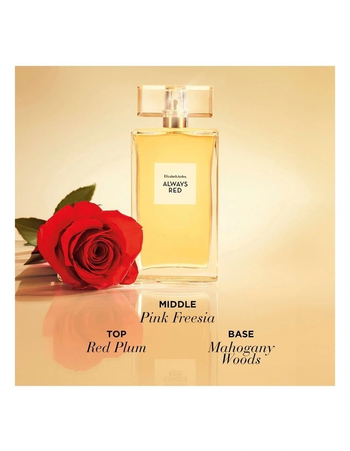 ELIZABETH ARDEN ALWAYS RED EDT (W) 100ML 2024 - Image 2